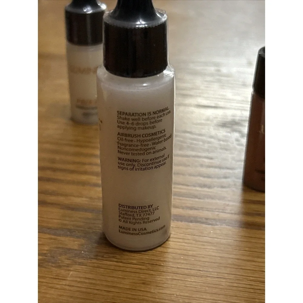 New Sealed Luminess Airbrush Lot. (5)  - Primer, Eraser, Glow, Blush, Glow